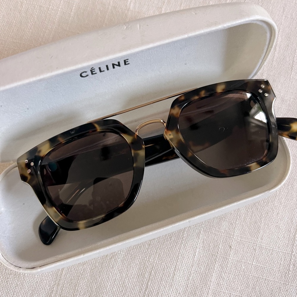 Authentic Céline Tortoise Sunglasses